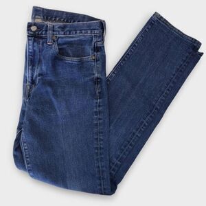 J Crew Mens Jean Sz 32/34‎ #770 Slim Fit ID 77388 Japanese Kurabo Denim Blue